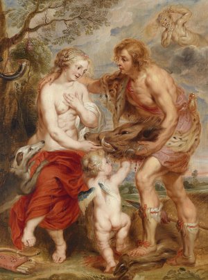 Main Product Photo of Meleager And Atalante Painting by Peter Paul Rubens