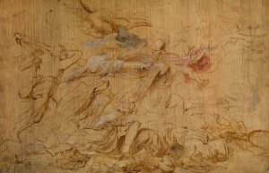 Minerva and Hercules Restraining Mars by Peter Paul Rubens Oil Painting Reproduction