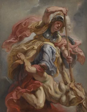 Minerva Overcoming Ignorance by Peter Paul Rubens - Hand-Painted Oil Painting Reproduction