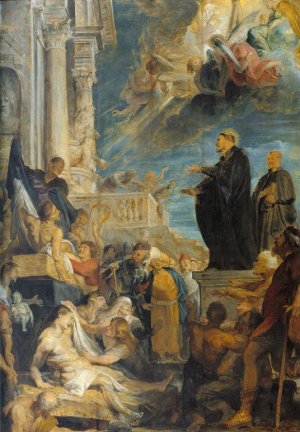 Miracle of St Francis by Peter Paul Rubens Oil Painting Reproduction