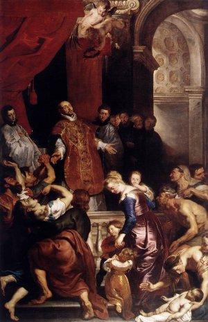 Miracles of St Ignatius by Oil Painting Reproduction