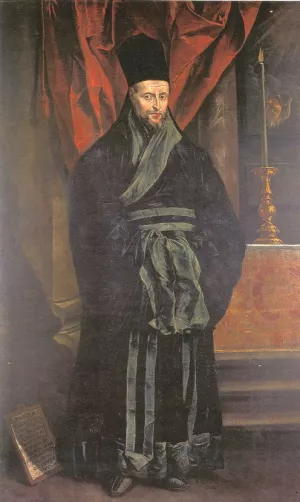 Nicolas Trigault by Peter Paul Rubens - Hand-Painted Oil Painting Reproduction