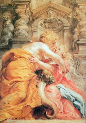 Peace and Abundance by Peter Paul Rubens - Hand-Painted Oil Painting Reproduction