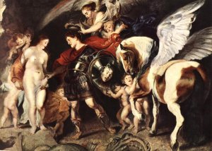 Main Product Photo of Perseus and Andromeda Painting by Peter Paul Rubens