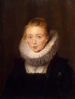 Portrait of a Chambermaid by Peter Paul Rubens - Hand-Painted Oil Painting Reproduction
