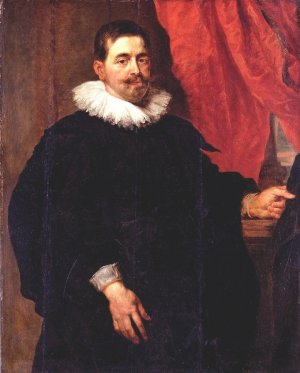 Portrait of a Man, probably Peter Van Hecke by Oil Painting Reproduction