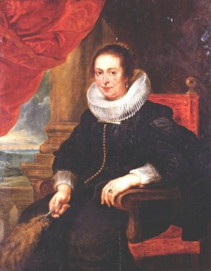 Portrait Of A Woman, Probably His Wife by Peter Paul Rubens - Hand-Painted Oil Painting Reproduction