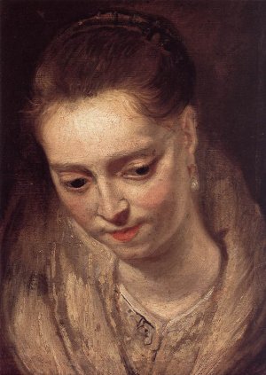 Main Product Photo of Portrait of a Woman Painting by Peter Paul Rubens