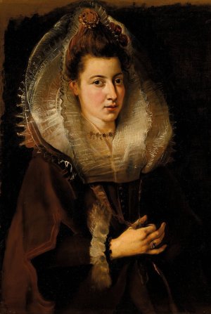 Main Product Photo of Portrait of a young woman Painting by Peter Paul Rubens