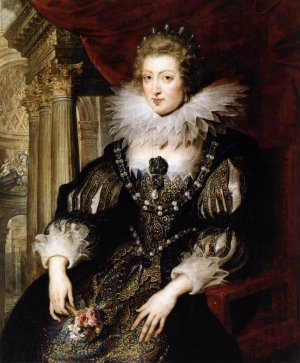 Portrait of Anne of Austria by Peter Paul Rubens Oil Painting Reproduction