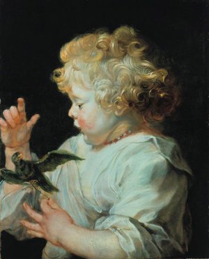 Portrait of Boy by Peter Paul Rubens - Hand-Painted Oil Painting Reproduction