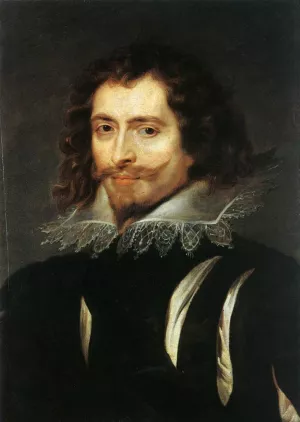 Portrait of George Villiers, First Duke of Buckingham by Peter Paul Rubens - Hand-Painted Oil Painting Reproduction