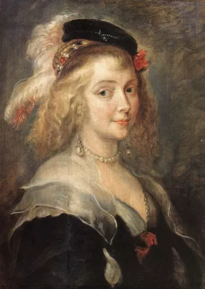 Portrait of Helene Fourment by Peter Paul Rubens - Hand-Painted Oil Painting Reproduction