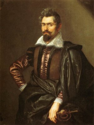 Portrait of Kaspar Scioppius by Peter Paul Rubens - Hand-Painted Oil Painting Reproduction