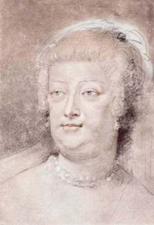 Portrait of Marie de Medici by Oil Painting Reproduction