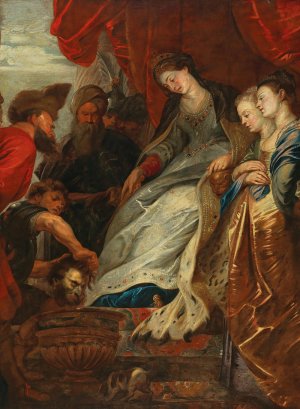 Main Product Photo of Queen Tomyris with the Head of Cyrus Painting by Peter Paul Rubens