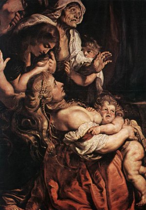 Main Product Photo of Raising of the Cross Detail Painting by Peter Paul Rubens