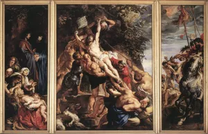 Main Product Photo of Raising of the Cross Painting by Peter Paul Rubens