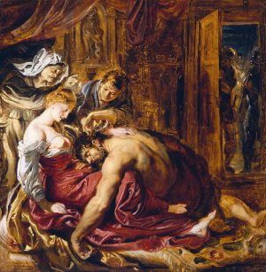 Samson and Delilah by Peter Paul Rubens Oil Painting Reproduction