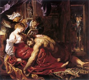 Samson and Delilah by Peter Paul Rubens Oil Painting Reproduction