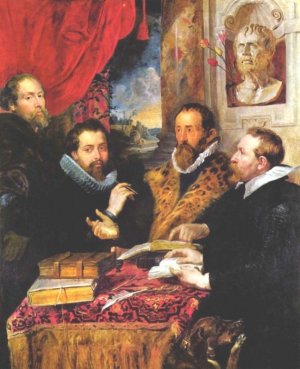 Main Product Photo of Self-Portrait with Brother Philipp, Justus Lipsius and Another Painting by Peter Paul Rubens