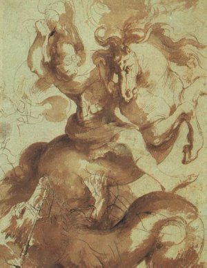 St. George Slaying the Dragon by Peter Paul Rubens Oil Painting Reproduction