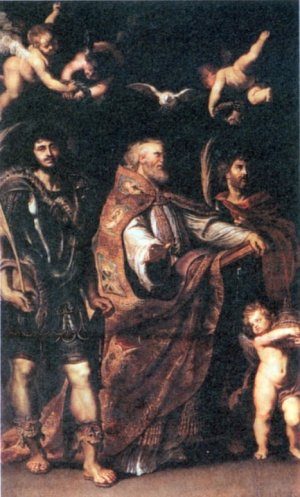 St George with St Maurus and Papianus by Peter Paul Rubens Oil Painting Reproduction