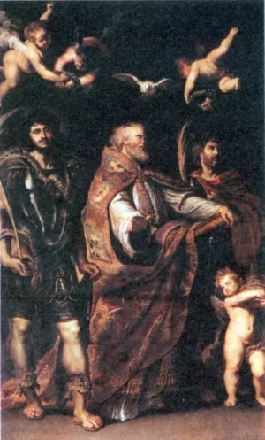St George with St Maurus and Papianus by Peter Paul Rubens Oil Painting Reproduction