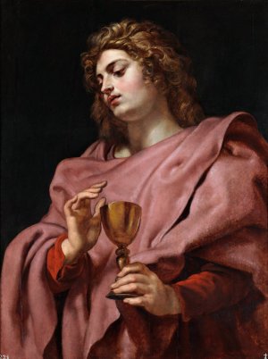 St Giovanni Evangelista by Peter Paul Rubens Oil Painting Reproduction