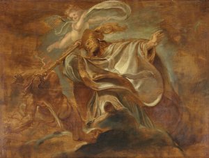 Main Product Photo of St. Gregory of Nazianzus Painting by Peter Paul Rubens