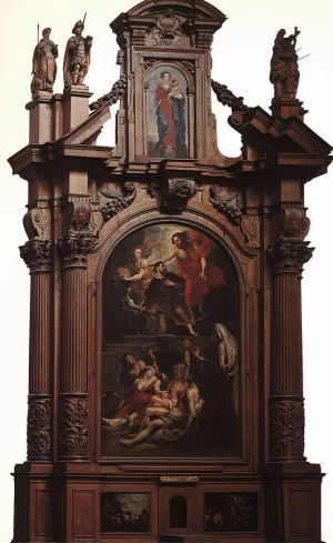St Roch Altarpiece by Oil Painting Reproduction