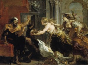 Main Product Photo of Tereus Confronted With The Head Of His Son Itylus Painting by Peter Paul Rubens