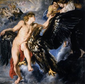 Main Product Photo of The Abduction of Ganymede Painting by Peter Paul Rubens