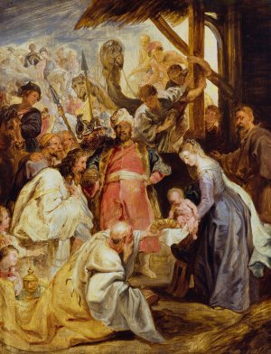 Main Product Photo of The Adoration of the Magi Painting by Peter Paul Rubens