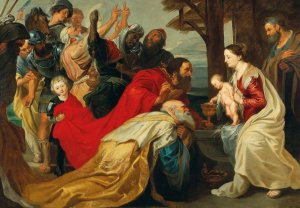 The Adoration of the Magi by Peter Paul Rubens Oil Painting Reproduction