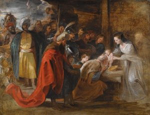 Main Product Photo of The Adoration Of The Magi Painting by Peter Paul Rubens