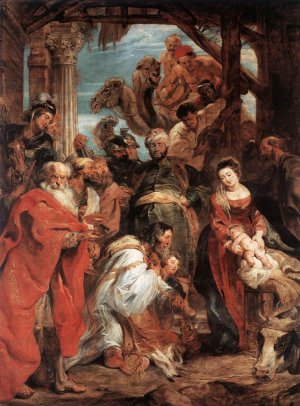 The Adoration of the Magi by Peter Paul Rubens Oil Painting Reproduction