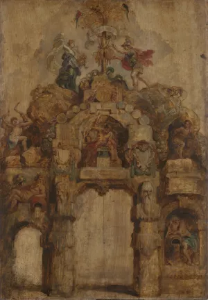 The Arch of the Mint by Peter Paul Rubens - Hand-Painted Oil Painting Reproduction