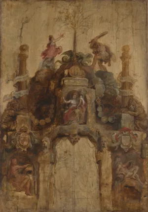 The Arch of the Mint by Peter Paul Rubens - Hand-Painted Oil Painting Reproduction