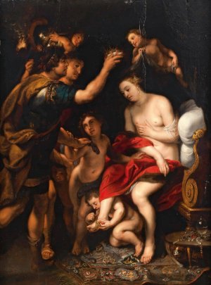 Main Product Photo of The Coronation of Roxana by Alexander the Great Painting by Peter Paul Rubens