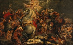 The Death of Decius Mus in a Battle against the Latins by Peter Paul Rubens Oil Painting Reproduction