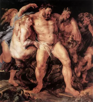 The Drunken Hercules by Oil Painting Reproduction