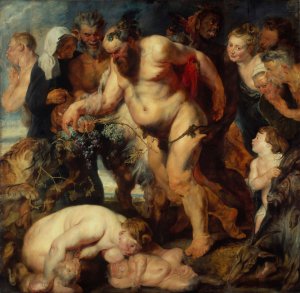 Main Product Photo of The drunken Silenus Painting by Peter Paul Rubens