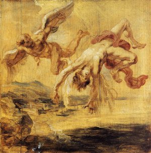 Main Product Photo of The Fall of Icarus Painting by Peter Paul Rubens