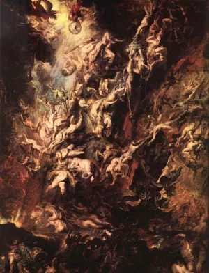 Main Product Photo of The Fall of the Damned Painting by Peter Paul Rubens