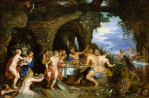 The Feast of Achelous by Peter Paul Rubens Oil Painting Reproduction