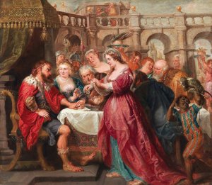 Main Product Photo of The Feast of Herod Painting by Peter Paul Rubens