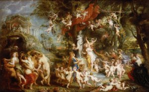 Main Product Photo of The Feast of Venus Painting by Peter Paul Rubens