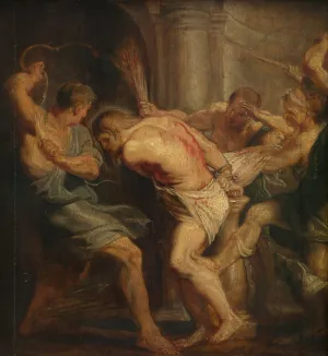The Flagellation of Christ by Peter Paul Rubens - Hand-Painted Oil Painting Reproduction
