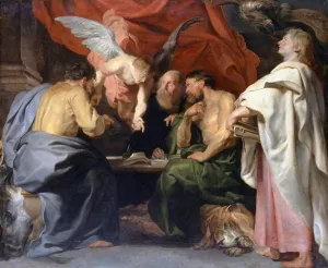 The Four Evangelists by Peter Paul Rubens - Hand-Painted Oil Painting Reproduction